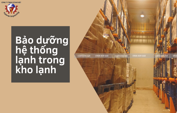 Sàn thao tác cho công tác bảo trì bảo dưỡng hệ thống lạnh trong kho lạnh